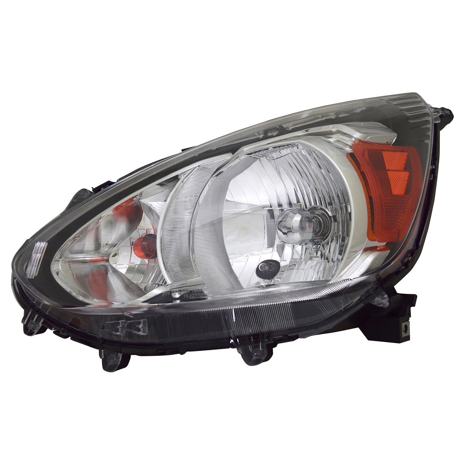 Left TYC Headlight Assembly Compatible with 2014-2020 Mitsubishi Mirage