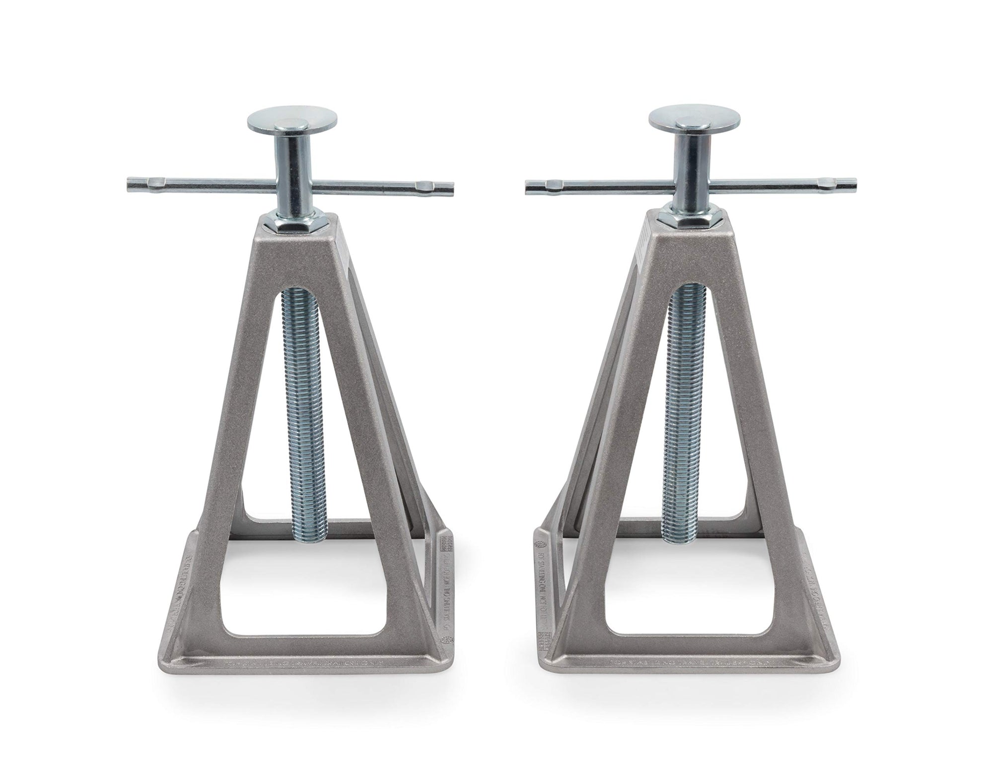 Camco Stack Jacks Aluminum - Stabilize and Level Your RV Or Camper - 2 Pack (44561)