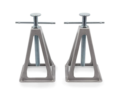 Camco Stack Jacks Aluminum - Stabilize and Level Your RV Or Camper - 2 Pack (44561)