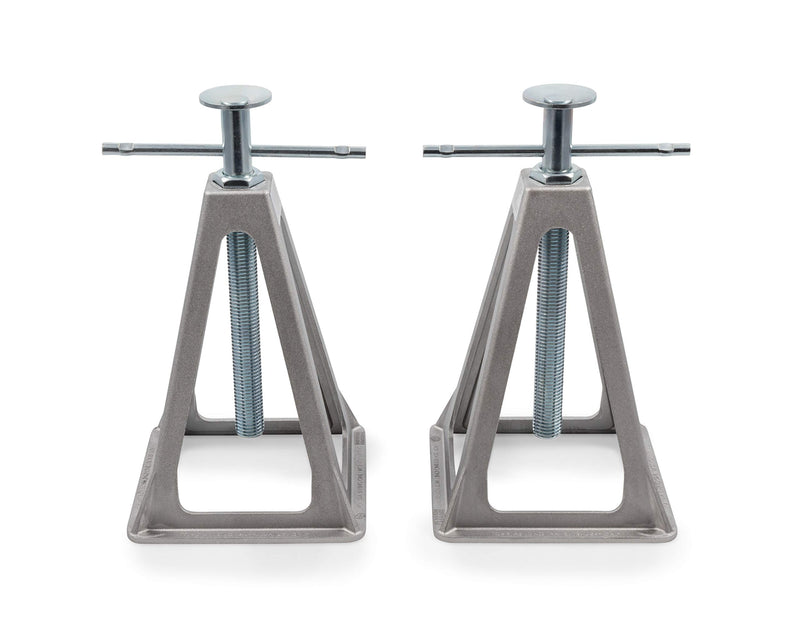 Camco Stack Jacks Aluminum - Stabilize and Level Your RV Or Camper - 2 Pack (44561)