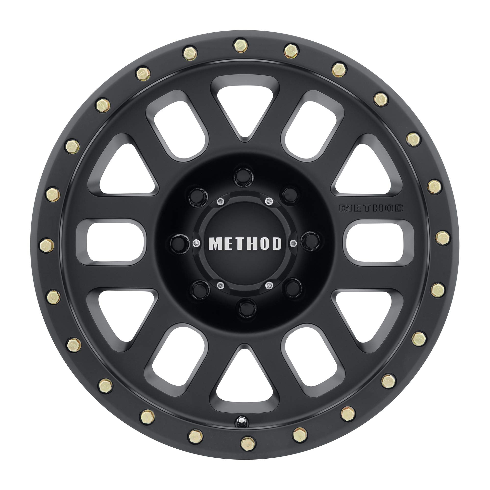 309 Method Race Wheels Grid Matte Black 17x8.5" 8x6.5", 0mm offset 4.75" Backspace, MR30978580500