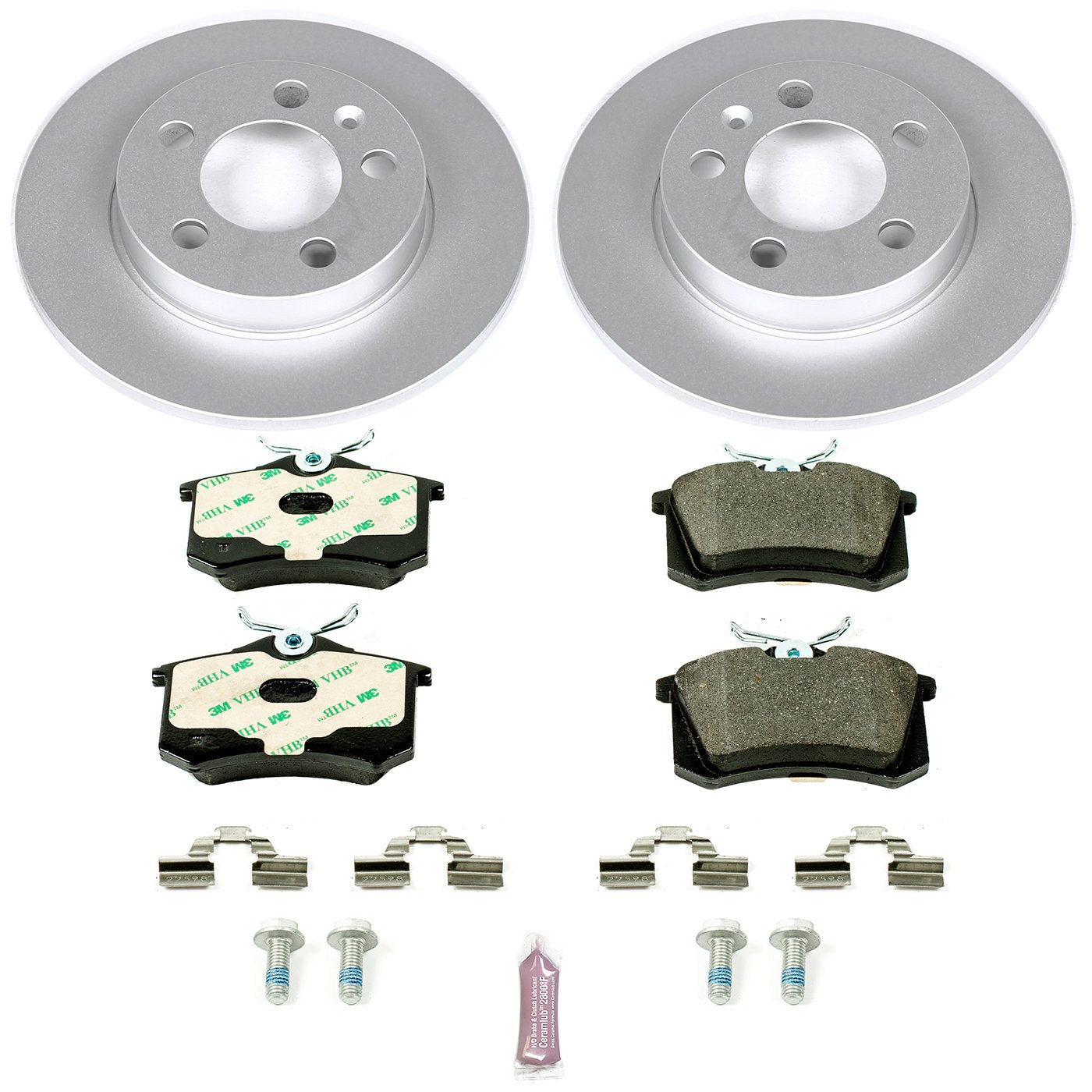 Euro-Stop Brake Kit Power Stop ESK3093 For Audi TT Quattro 2000-2006 [Model Specific]