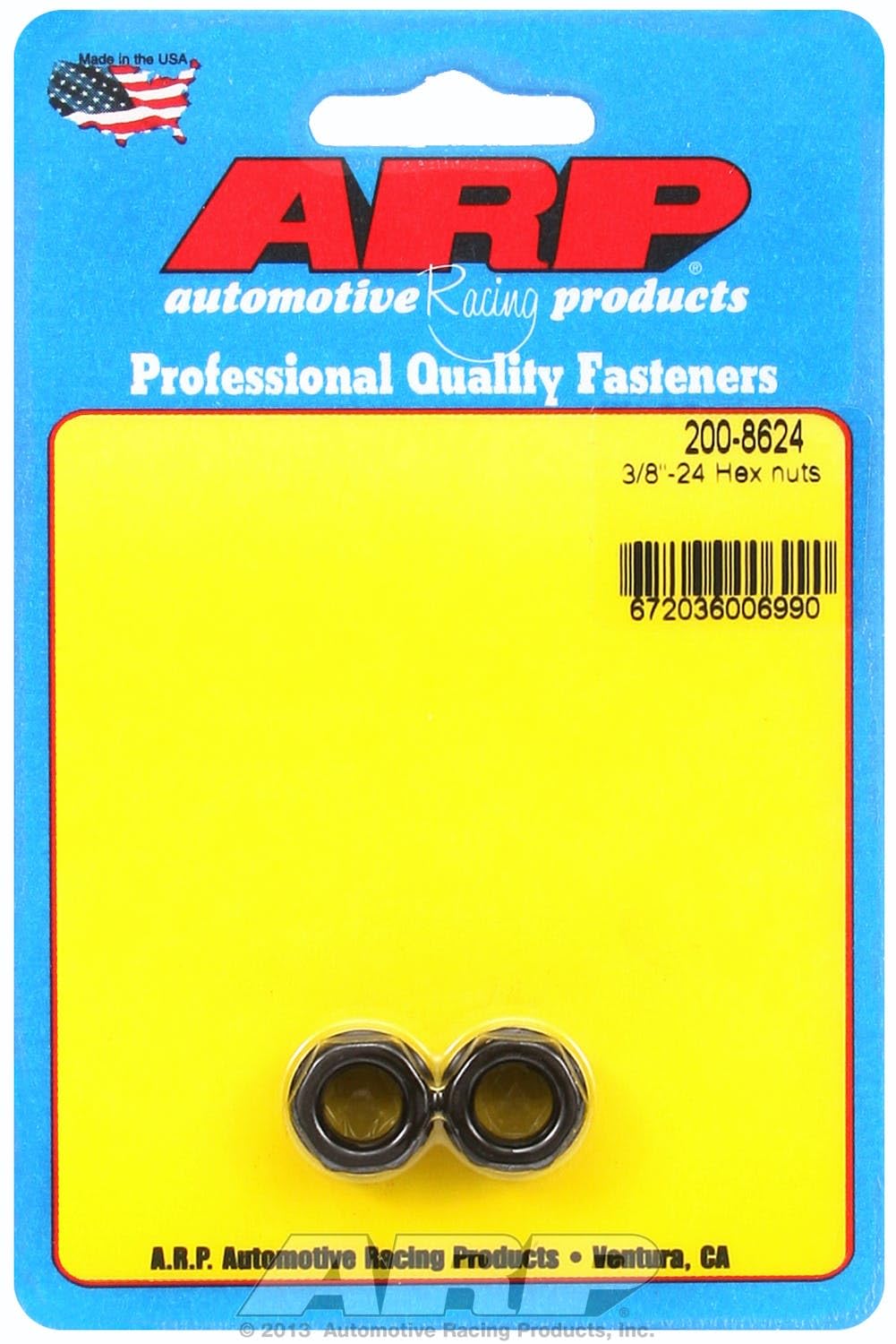 3/8-24 ARP Hex Rod Nut (2 pack)