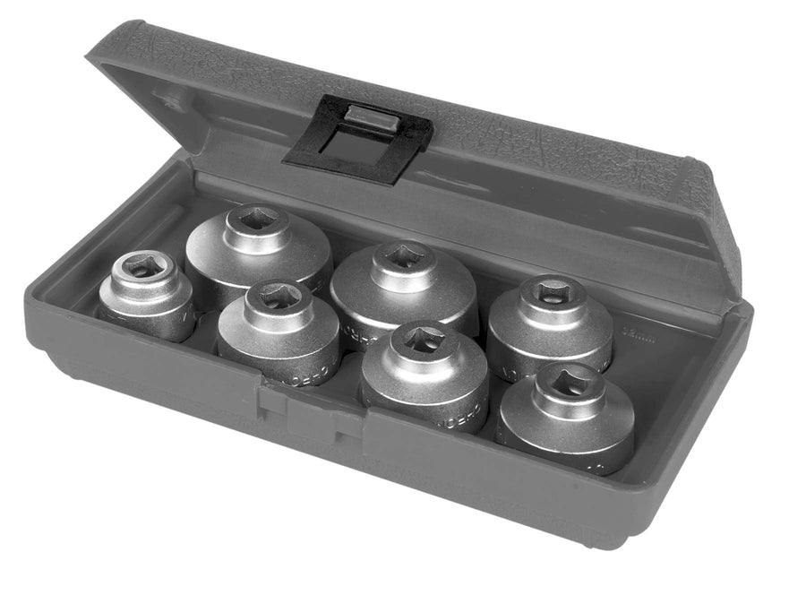 W54085 Performance Tool Oil Cartridge Socket Set (24, 27, 29, 30, 32, 36 and 38mm Sizes)