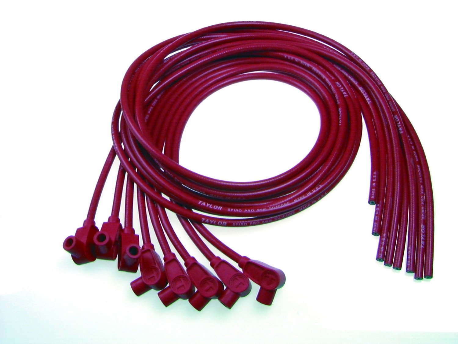 70260 Taylor Pro/Vertex Wire Core Univ 8cyl 90d Red