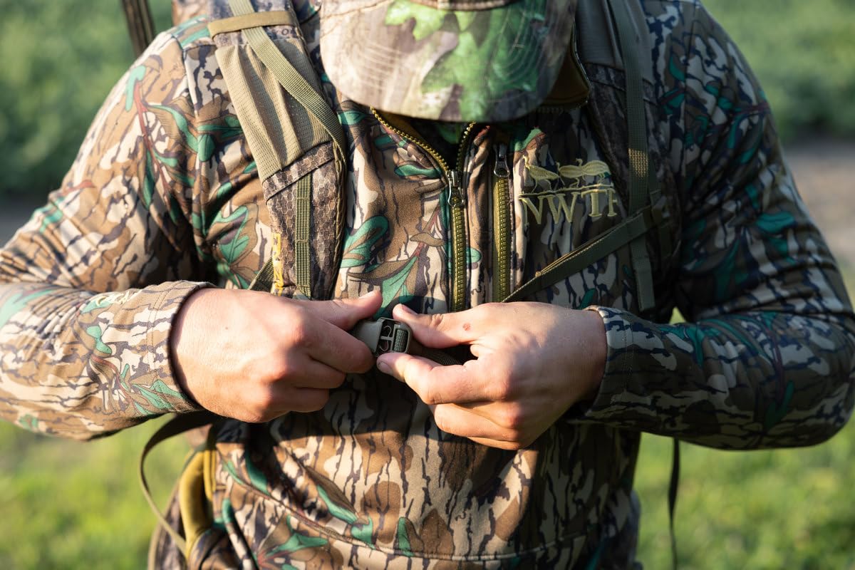 Whitetail TENZING 1200 Day Pack, Mossy Oak Bottomlands | Hydration Bladder Compatible Ultra-Durable Camo Hunting Backpack with 4 Compartments & 11 Pockets