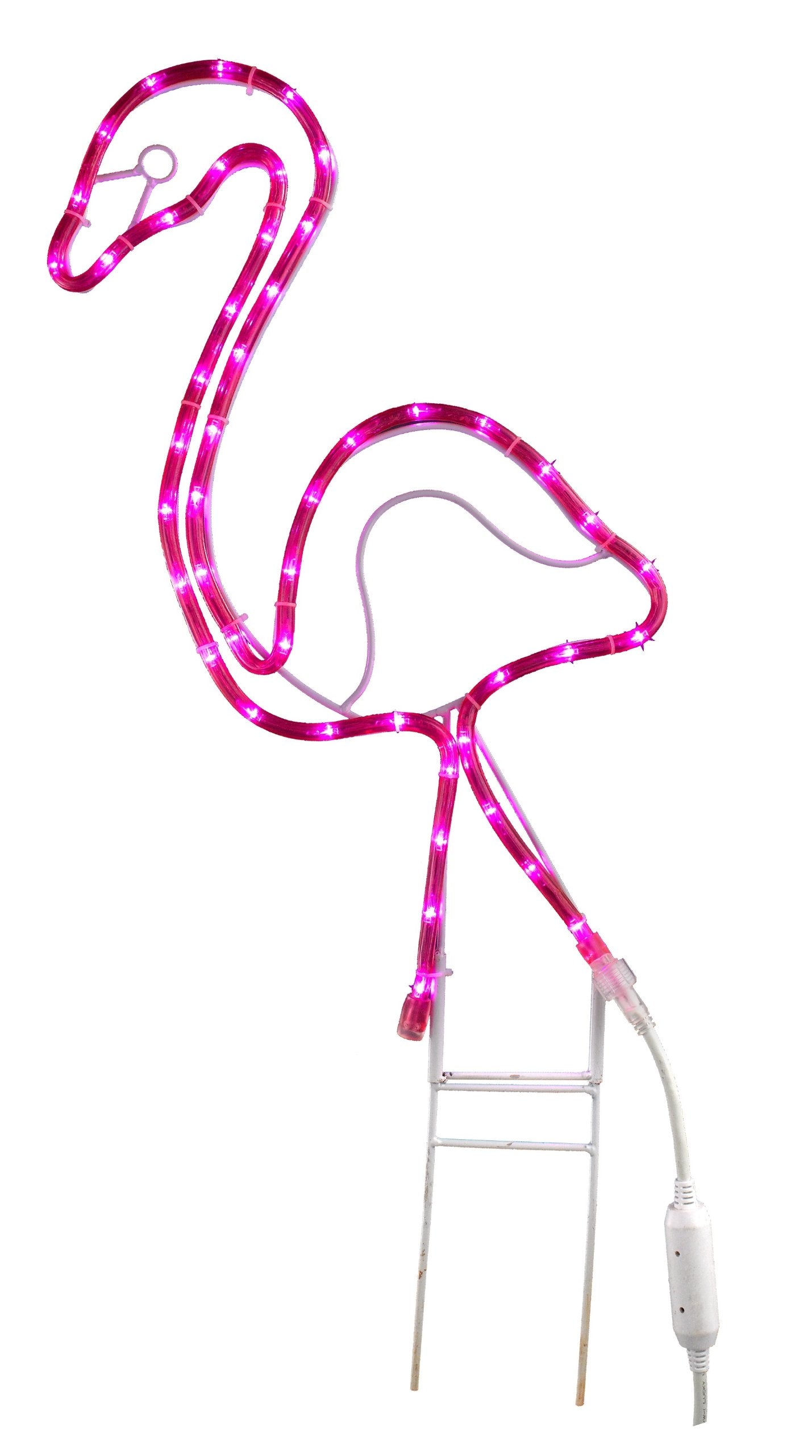 LongLife Green Decorative LED Rope Lights- 2 Foot Pink Flamingo