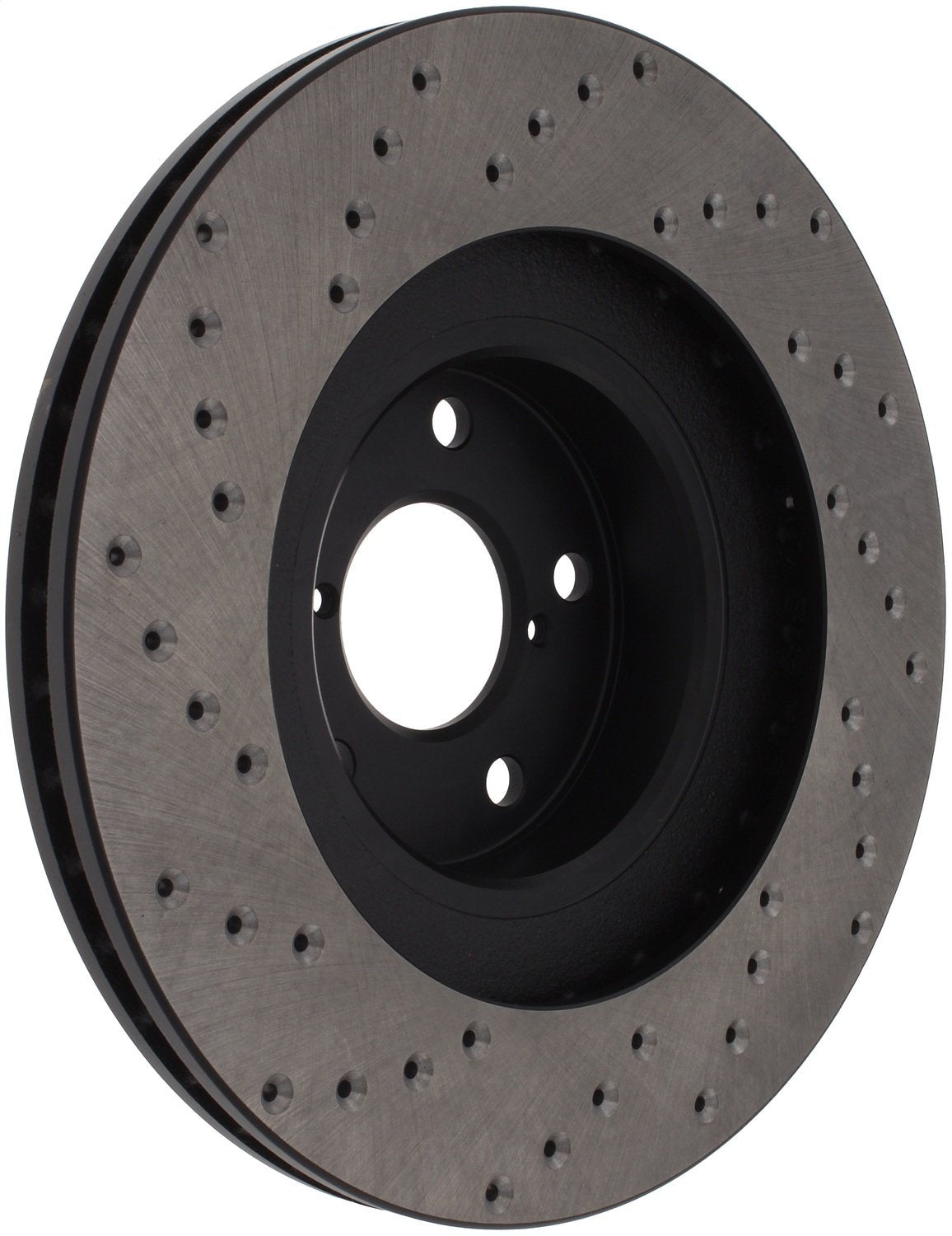 Front Right StopTech 128.47018R Sport Cross Drilled Brake Rotor