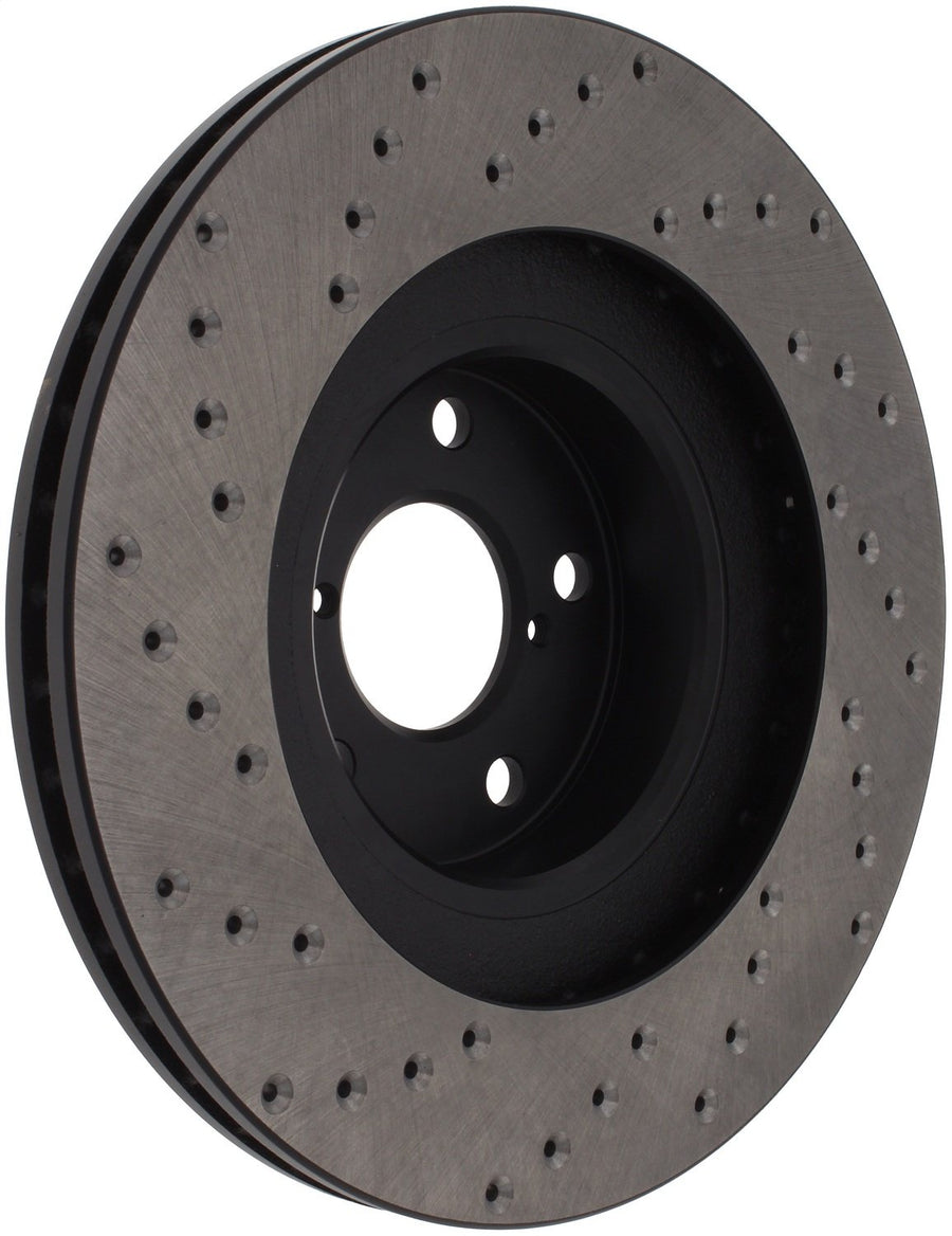 Front Right StopTech 128.47018R Sport Cross Drilled Brake Rotor