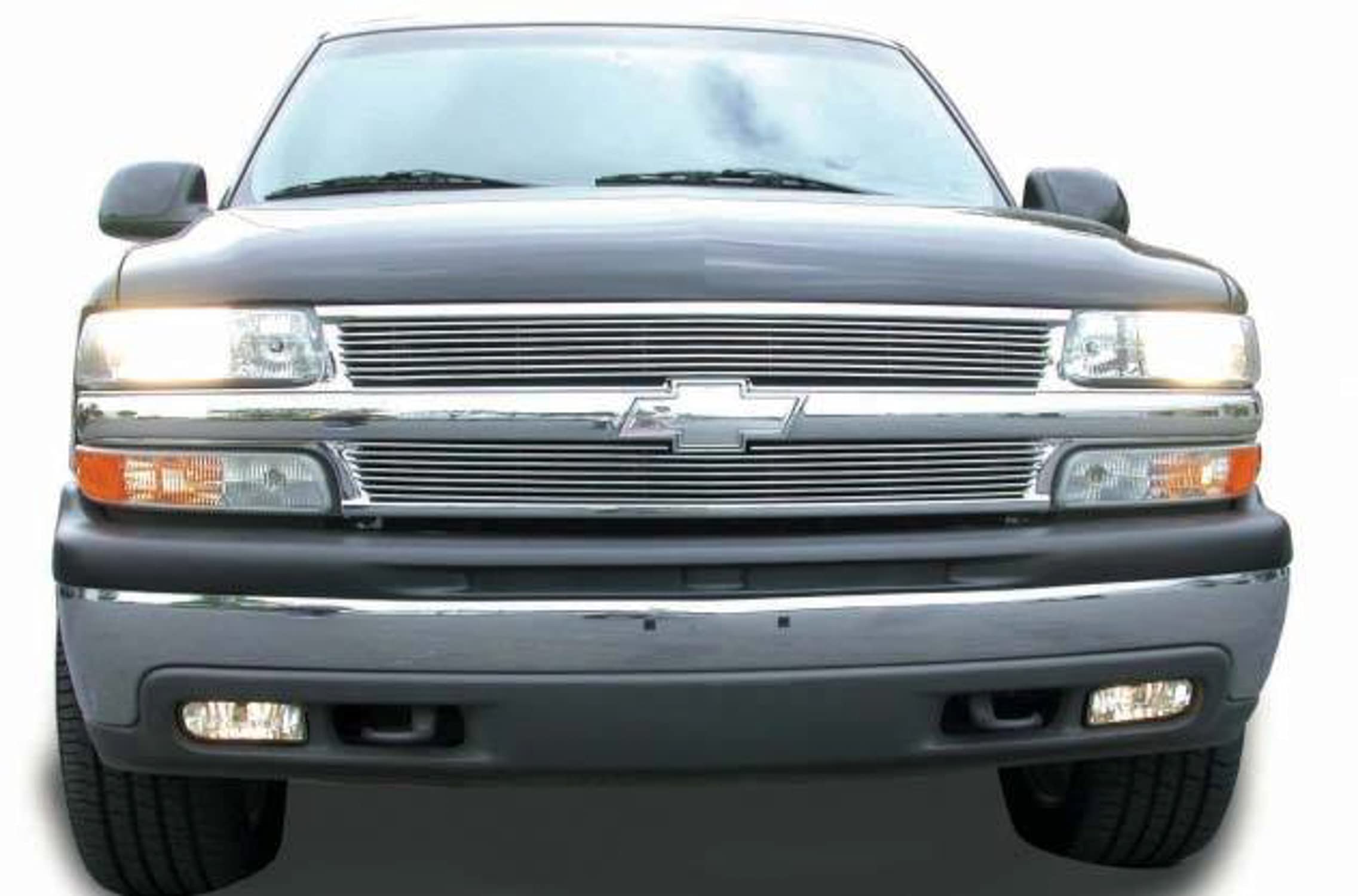 2000-2006 T-Rex Suburban, Tahoe, 99-02 Silverado Billet Grille, Polished, 2 Pc, Insert - PN #20075