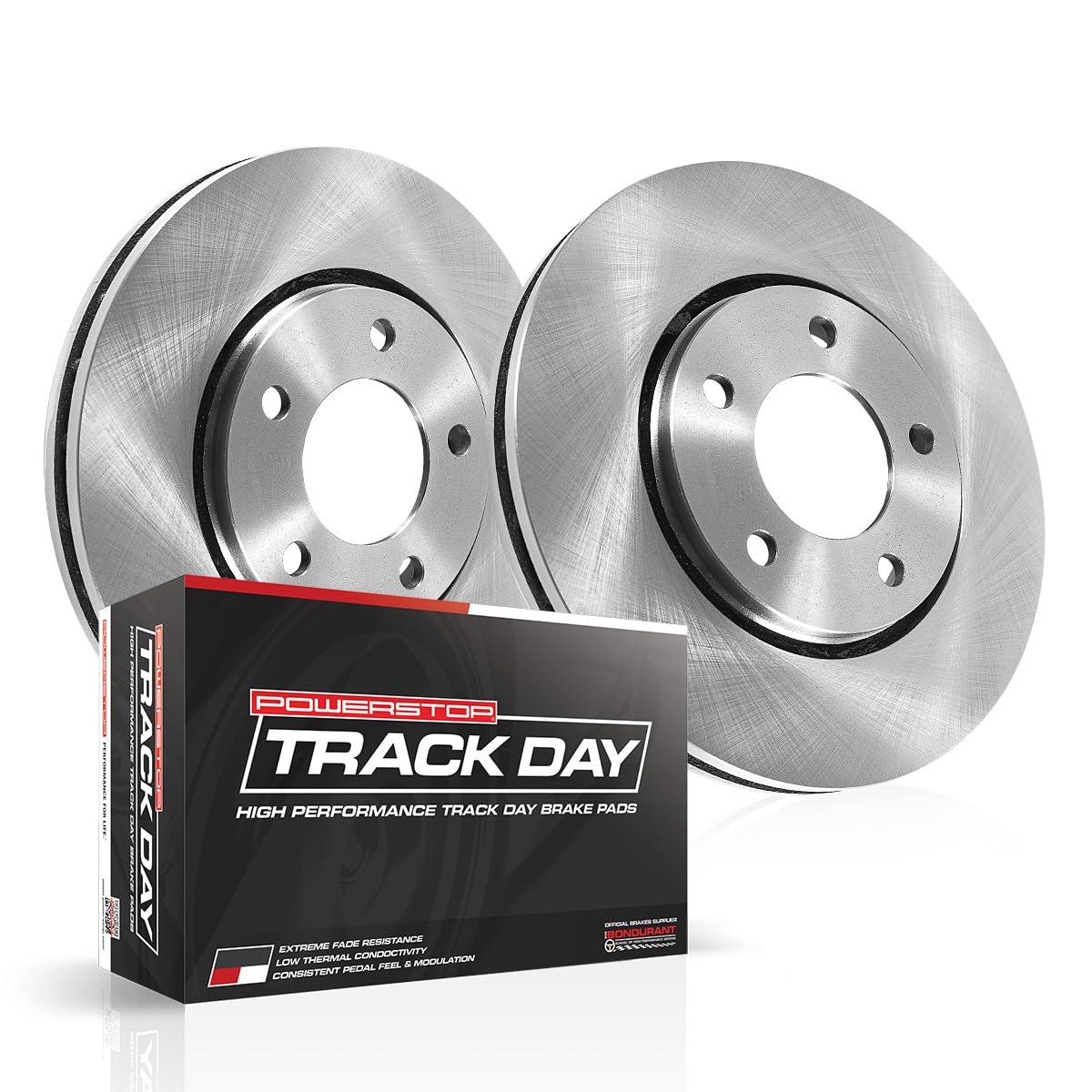 POWERSTOP High-Performance Brake Pads and Rotors Kit Front For Cadillac XTS 2013-2019 [Vehicle Specific]