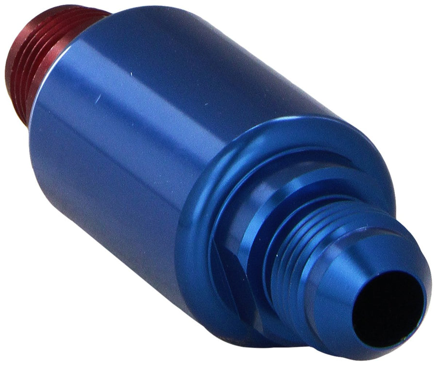 Edelbrock 650100 Red and Blue Anodized Aluminum Competition Fuel Filter