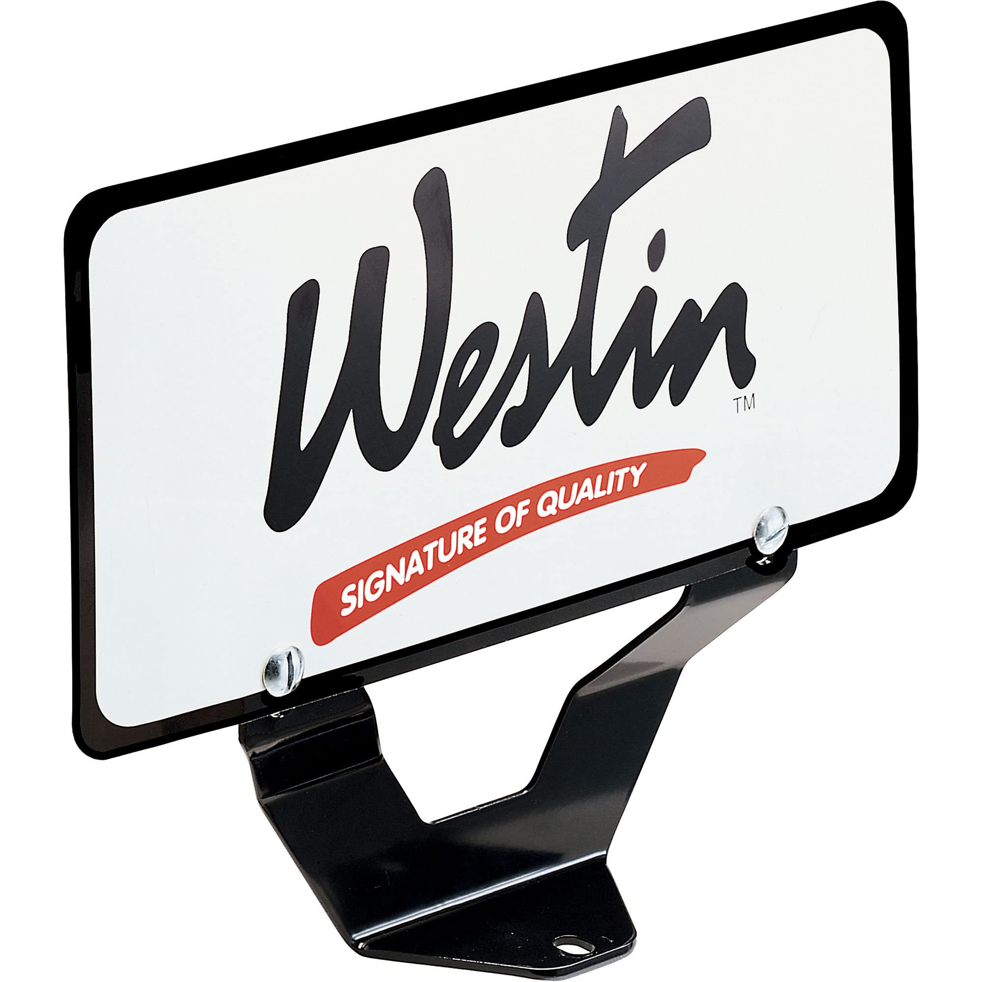 32-0055 Westin Bull Bar License Plate Relocator Black