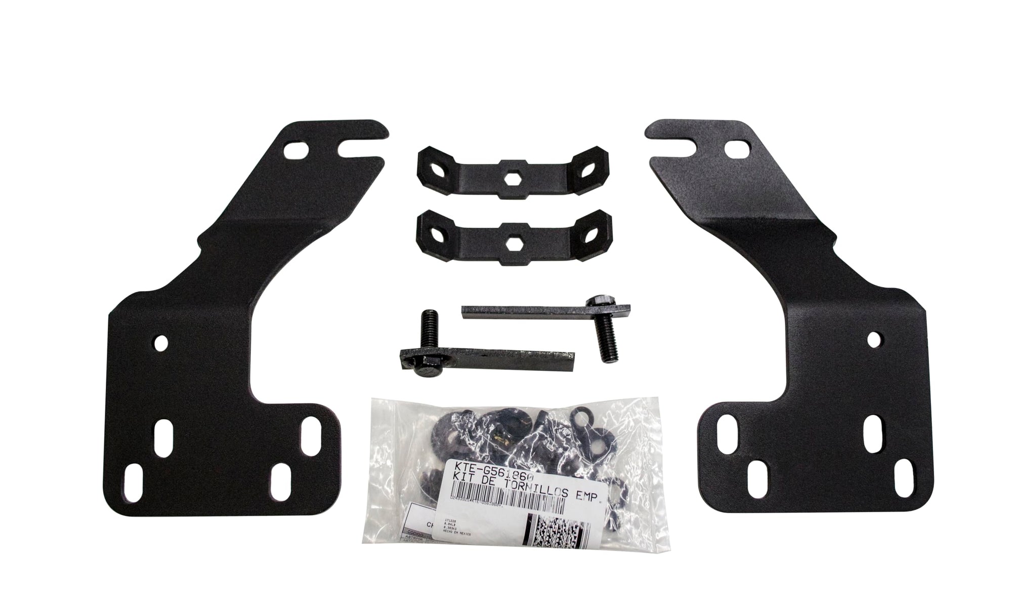 Go Rhino Mounting Bracket Kit for RC4 Bull Bar or RC3 Skid Plate | 561860TK | Textured Black | Fits 2014-2015 Chevrolet Silverado 1500 (Excludes Driver Alert Package and New Body Style Trucks)