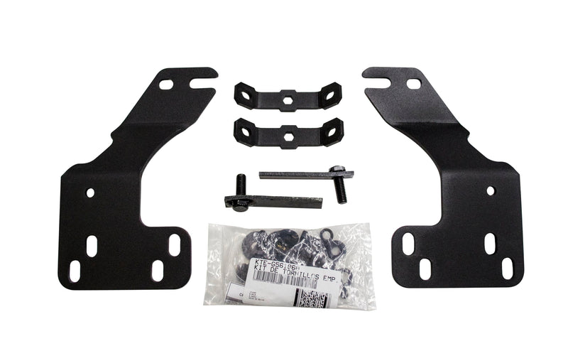 Go Rhino Mounting Bracket Kit for RC4 Bull Bar or RC3 Skid Plate | 561860TK | Textured Black | Fits 2014-2015 Chevrolet Silverado 1500 (Excludes Driver Alert Package and New Body Style Trucks)