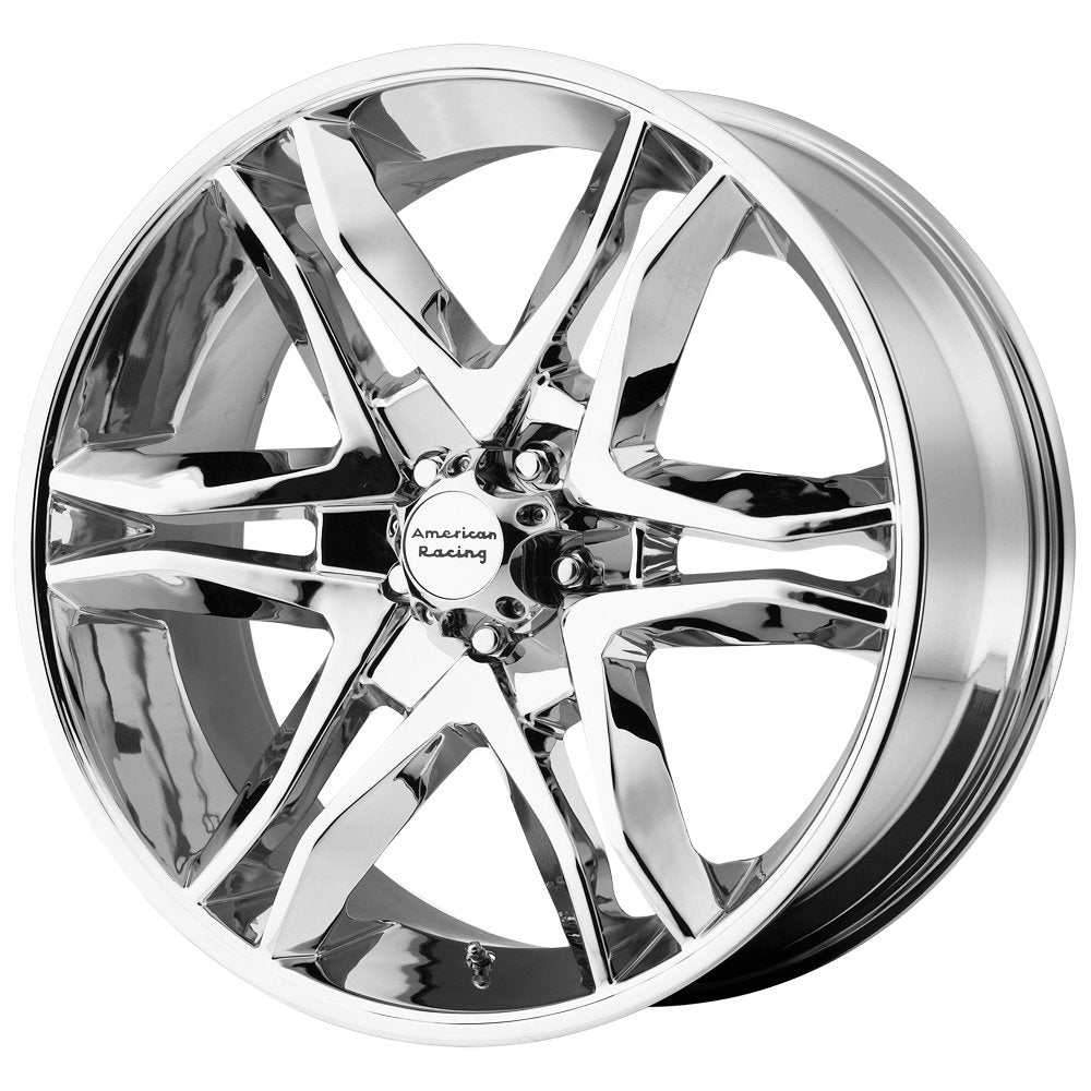 AR893 American Racing Mainline Chrome Machined Wheel (20x8.5"/5x127mm, +35mm offset)