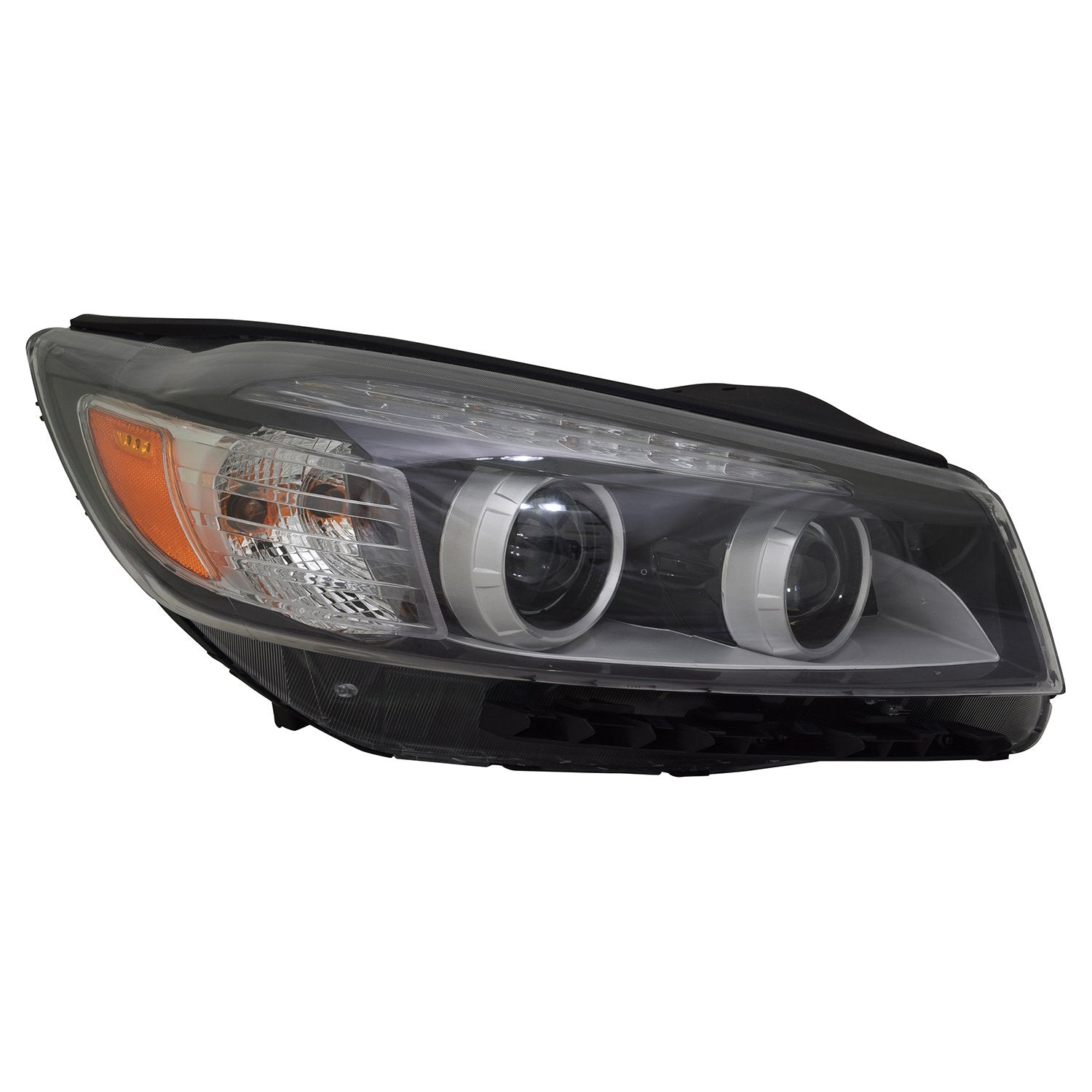 Right TYC Headlight Assembly Compatible with 2016-2018 Kia Sorento