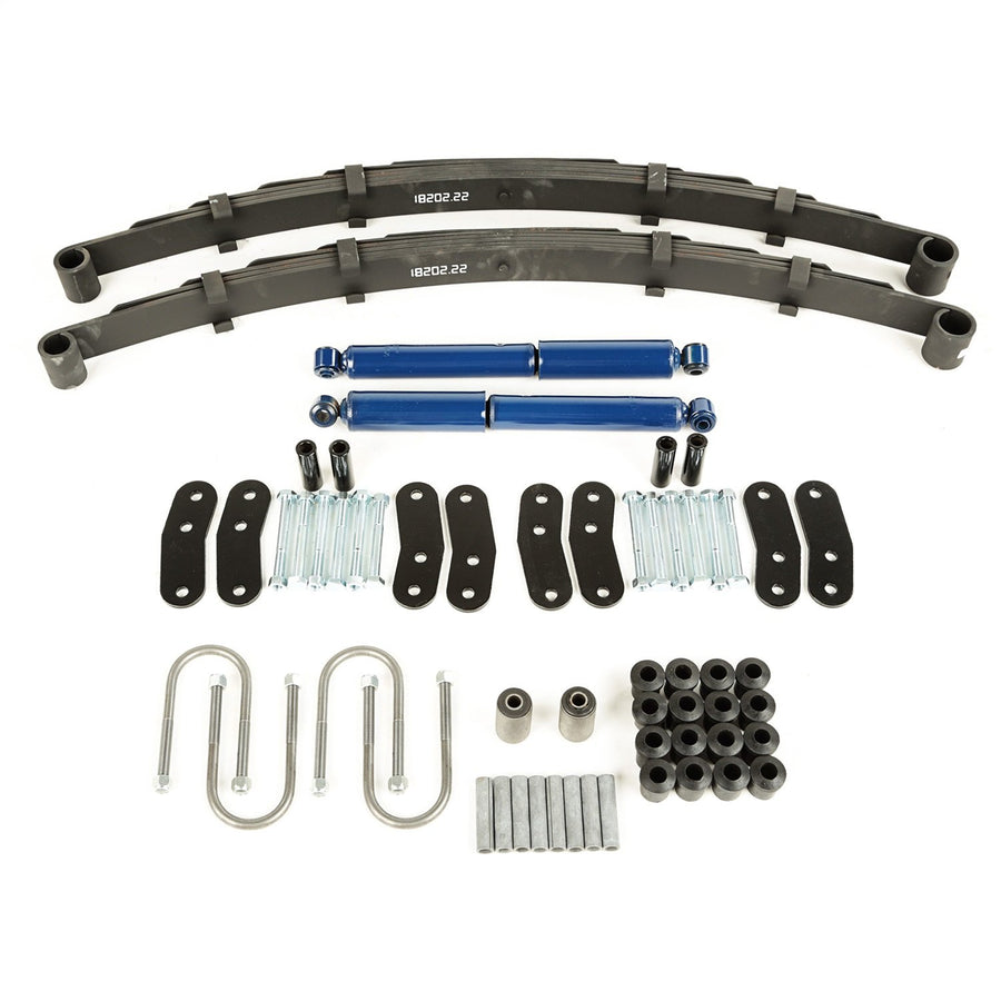 Omix-Ada 18290.11 | Omix Suspension Leaf Spring Kit, Rear, Shocks | Fits 1987-1995 Jeep Wrangler YJ