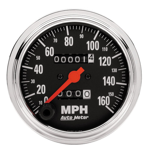 AUTO METER Traditional Chrome 2494 Mechanical Speedometer,3.375 in.