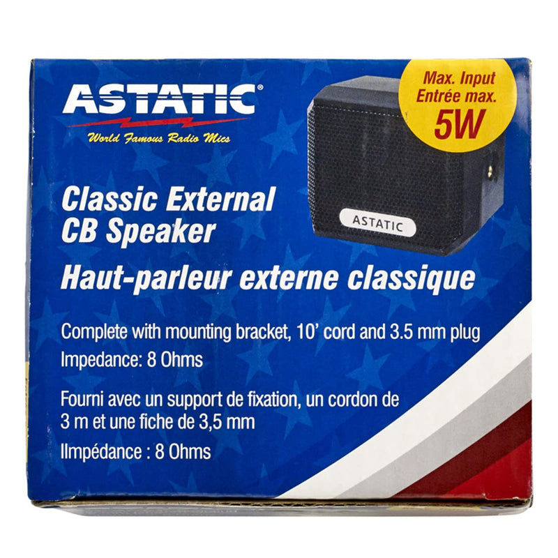 External Astatic 302-VS4 5 Watt CB Speaker with 8 Ohms Impedance