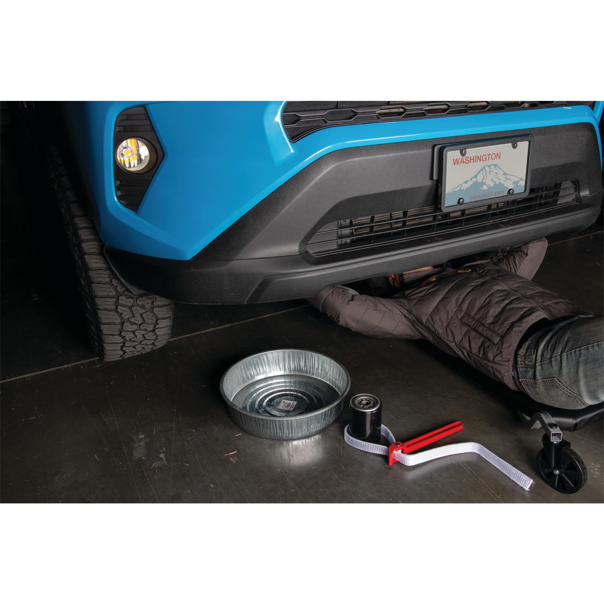12-Inch Performance Tool W2150 Aluminum Strap Wrench with Double Thick Nylon Strap for Tightening or Loosening Pipes and Fittings up to 9-Inches