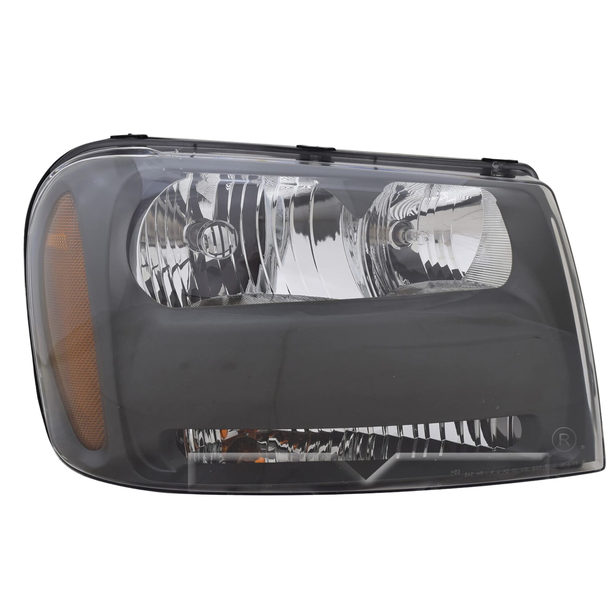 Right TYC Headlight Assembly Compatible with 2006-2009 Chevrolet Trail Blazer
