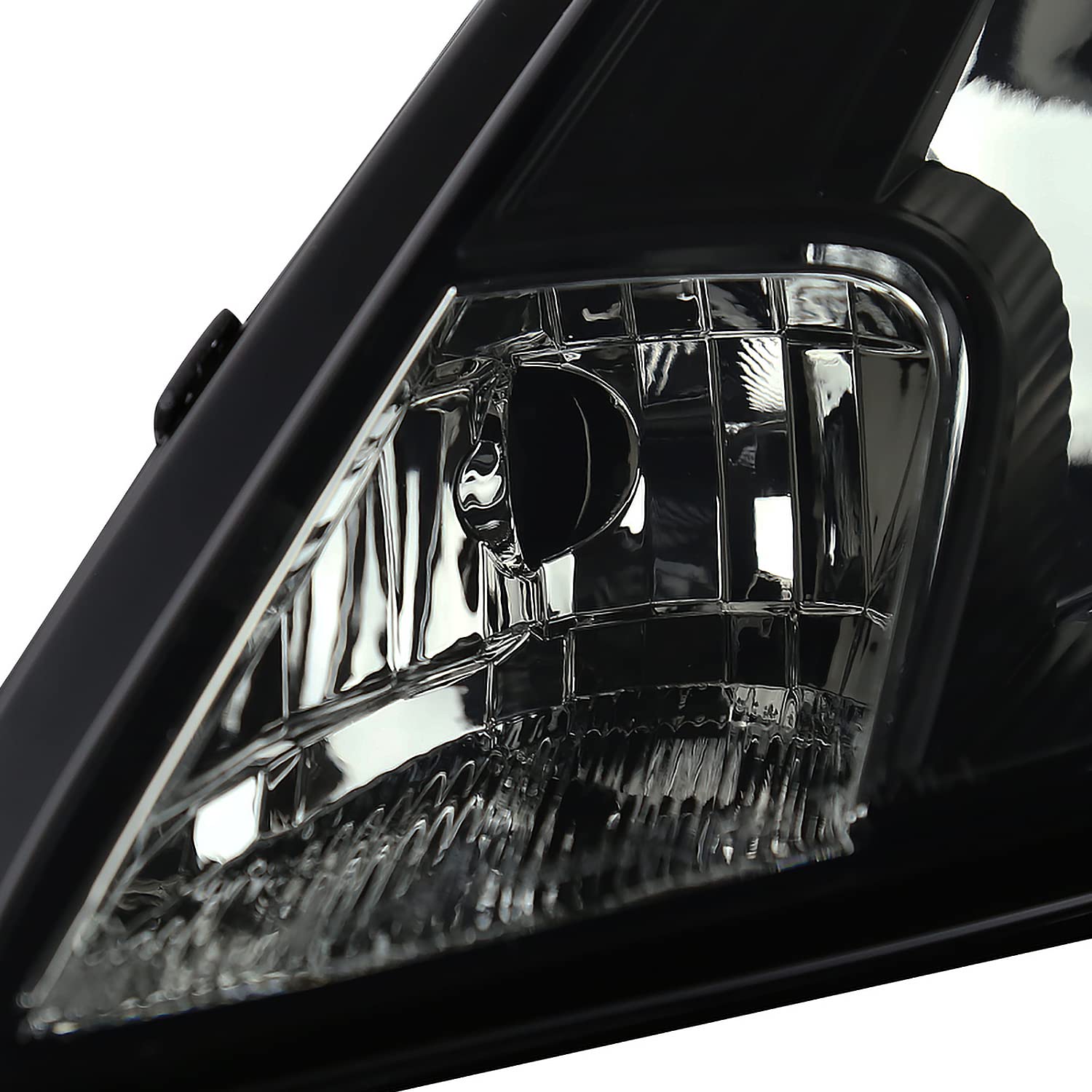Black Smoke Projector Headlights SPEC-D TUNING Compatible with 2000-2005 Toyota Celica, Left + Right Pair Headlamps Assembly