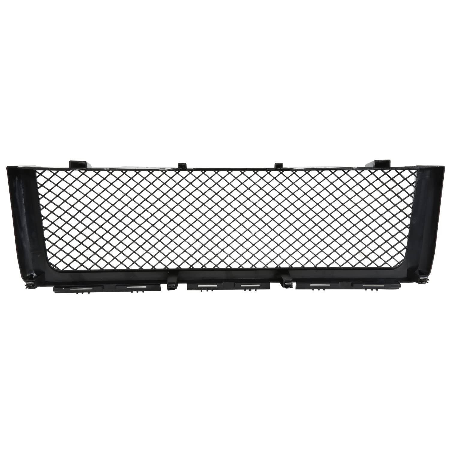 Glossy Black Mesh Front Bumper Grille Spec-D Tuning Compatible with 2007-2013 GMC Sierra 1500 / Denali / 2009-2013 Hybrid Models