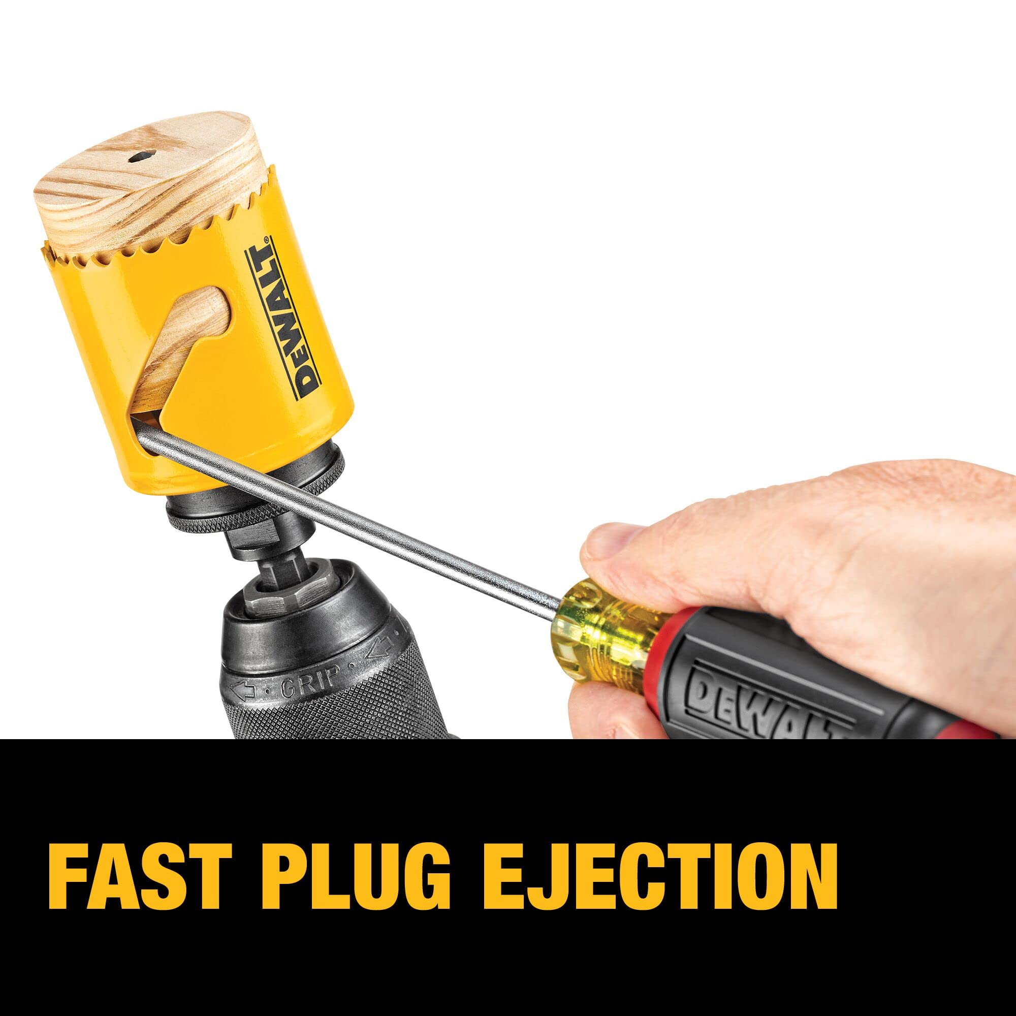 DEWALT Hole Saw Kit Bi-Metal for Wood, Metal and Plastic (D180001)