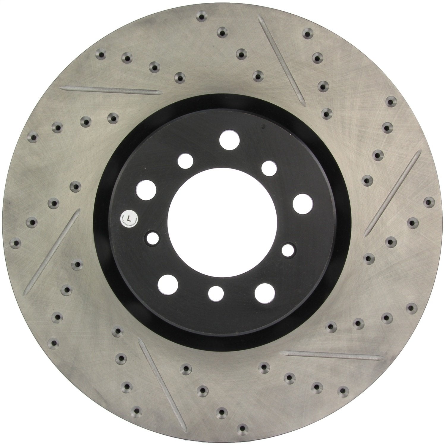 Sport Drilled/Slotted Brake Rotor StopTech 127.34062L (Front Left), 1 Pack
