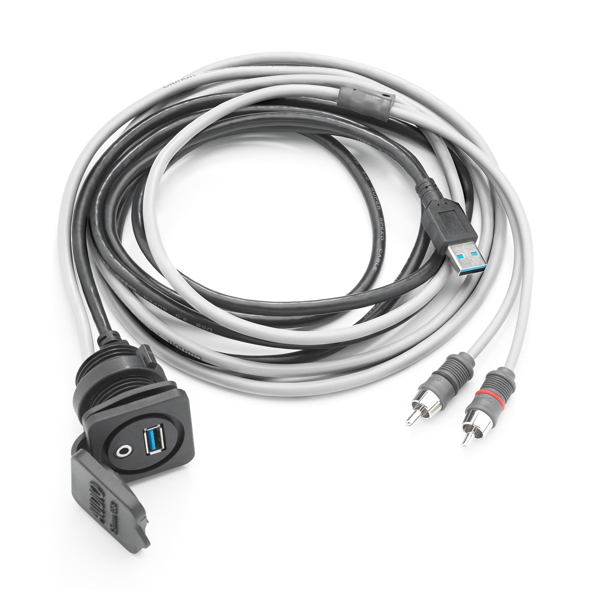 3.5mm Audio/USB Jack Clarion CMC-USB/3.5MM-PNL Panel Mounted