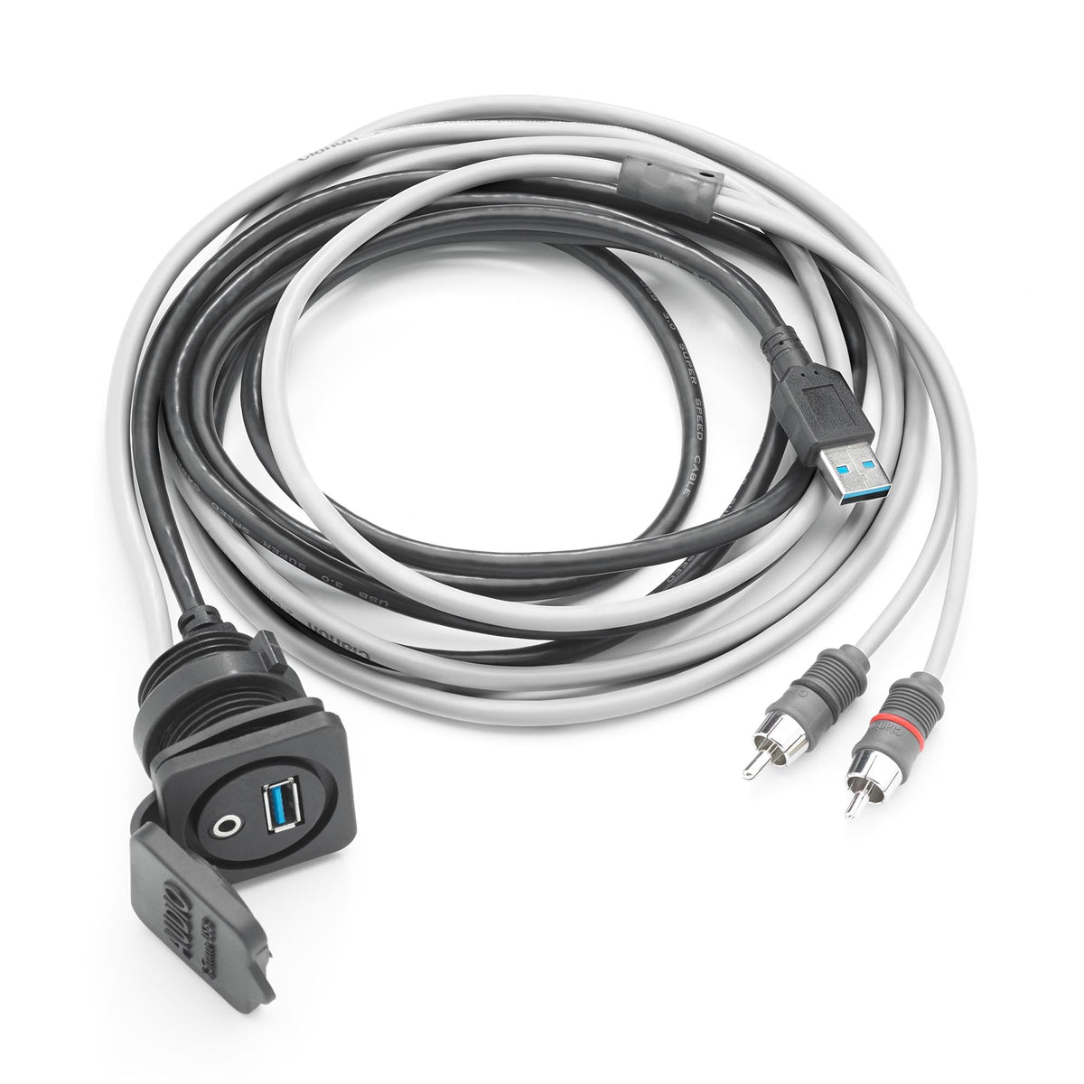 3.5mm Audio/USB Jack Clarion CMC-USB/3.5MM-PNL Panel Mounted