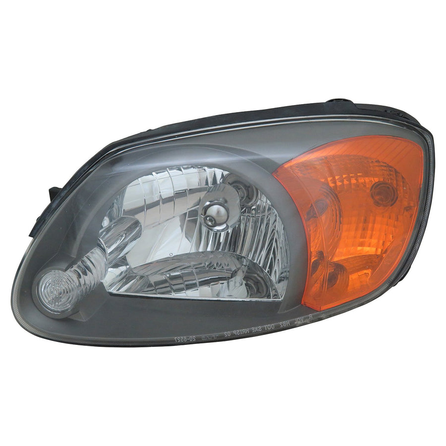 Left TYC Headlight Assembly Compatible with 2003-2006 Hyundai Accent