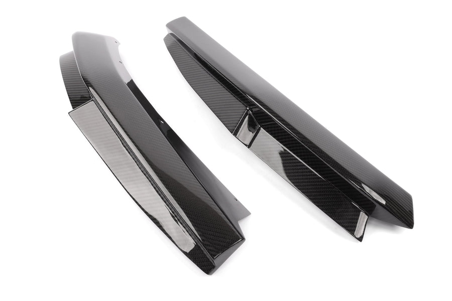 Dinan Rear Side Splitters D980-0050 - Gloss Twill Carbon Fiber - Pair