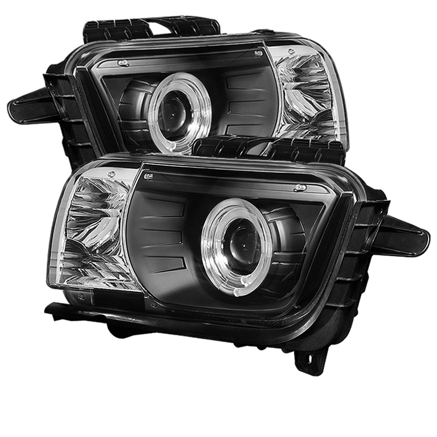 Chevy Camaro 10-13 Spyder 5034236 Projector Headlights (for halogen models only) Dual Halo - LED Halo - Black - High/Low H7 (Included)