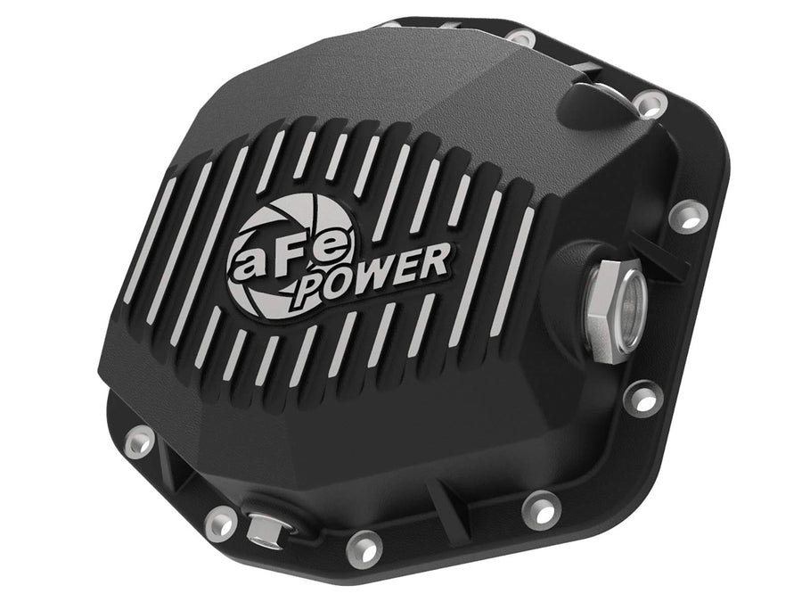 aFe POWER Rear Differential Cover Pro Series Black w/Machined Fins - #46-71170B - Ford Ranger 19-23 L4-2.3L (t) (Dana M220)
