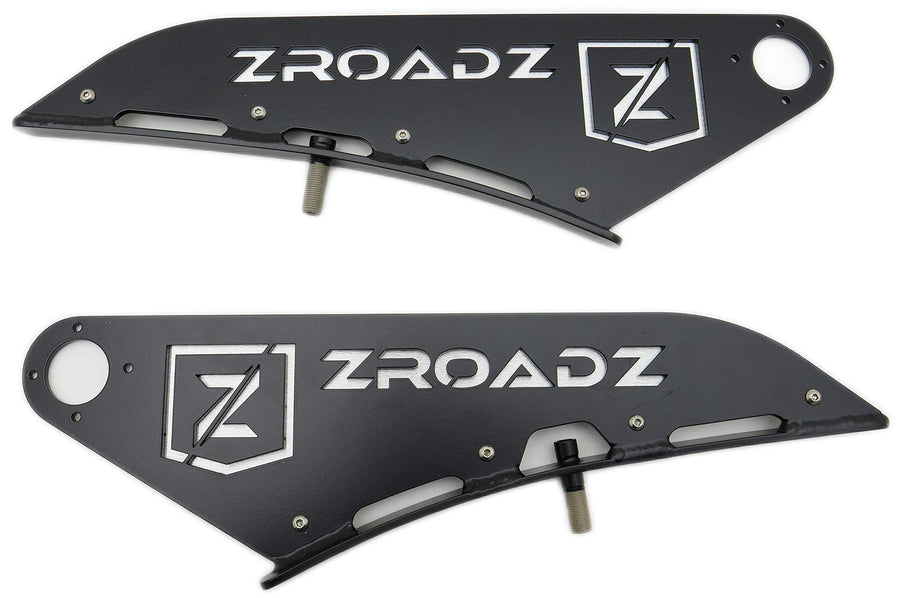 ZROADZ LED Mounting Bracket Front Roof - Compatible w/ 2009-2018 Dodge Ram - to Mount (1) 50 Inch ZROADZ or similar style Curved LED Light Bar (Not Included) - PN #Z334521