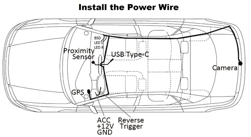 Hardwire PWH-037 RYDEEN Power Harness for TOMBO 360, TOMB0 360X, 360 View