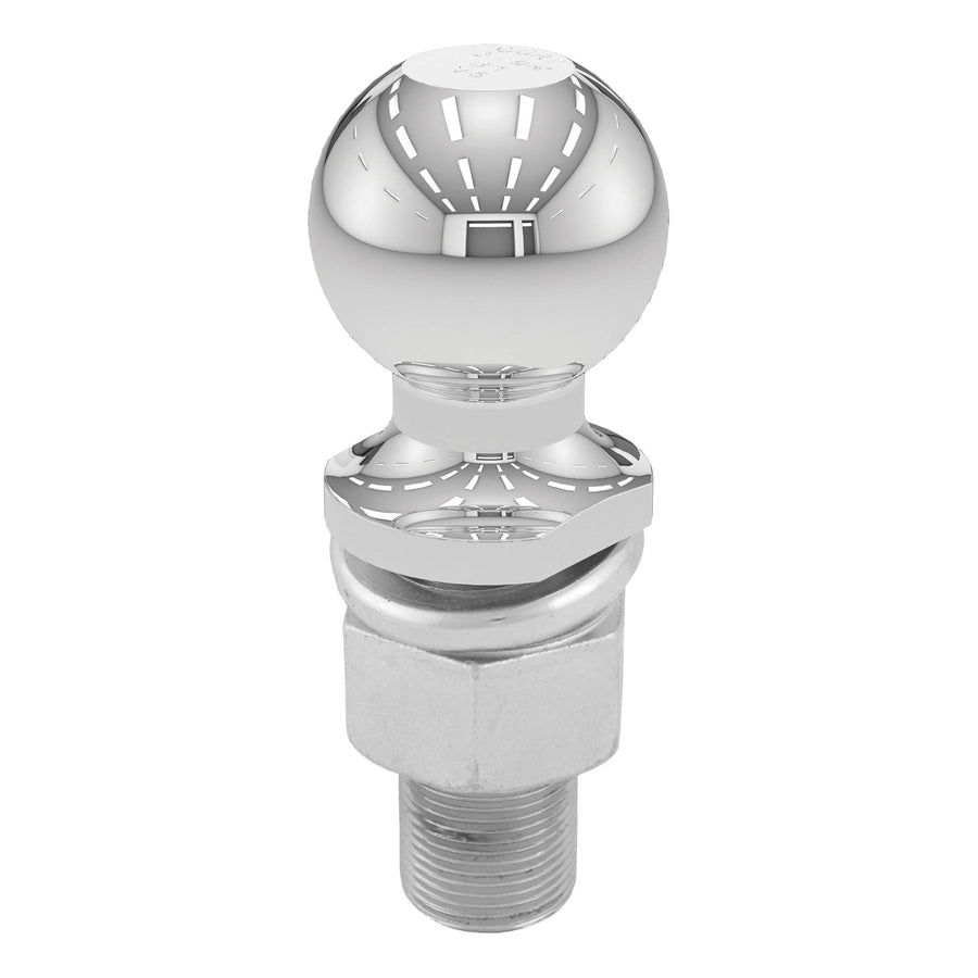 CURT Chrome Trailer Hitch Ball 40022, 6,000 lbs, 2-5/16-Inch Diameter, 1-1/4 x 3-Inch Shank