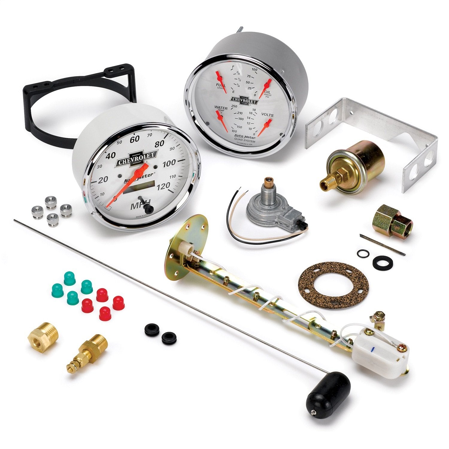 Auto Meter Arctic White 1303-00408 Street Rod Kit,5 Inch