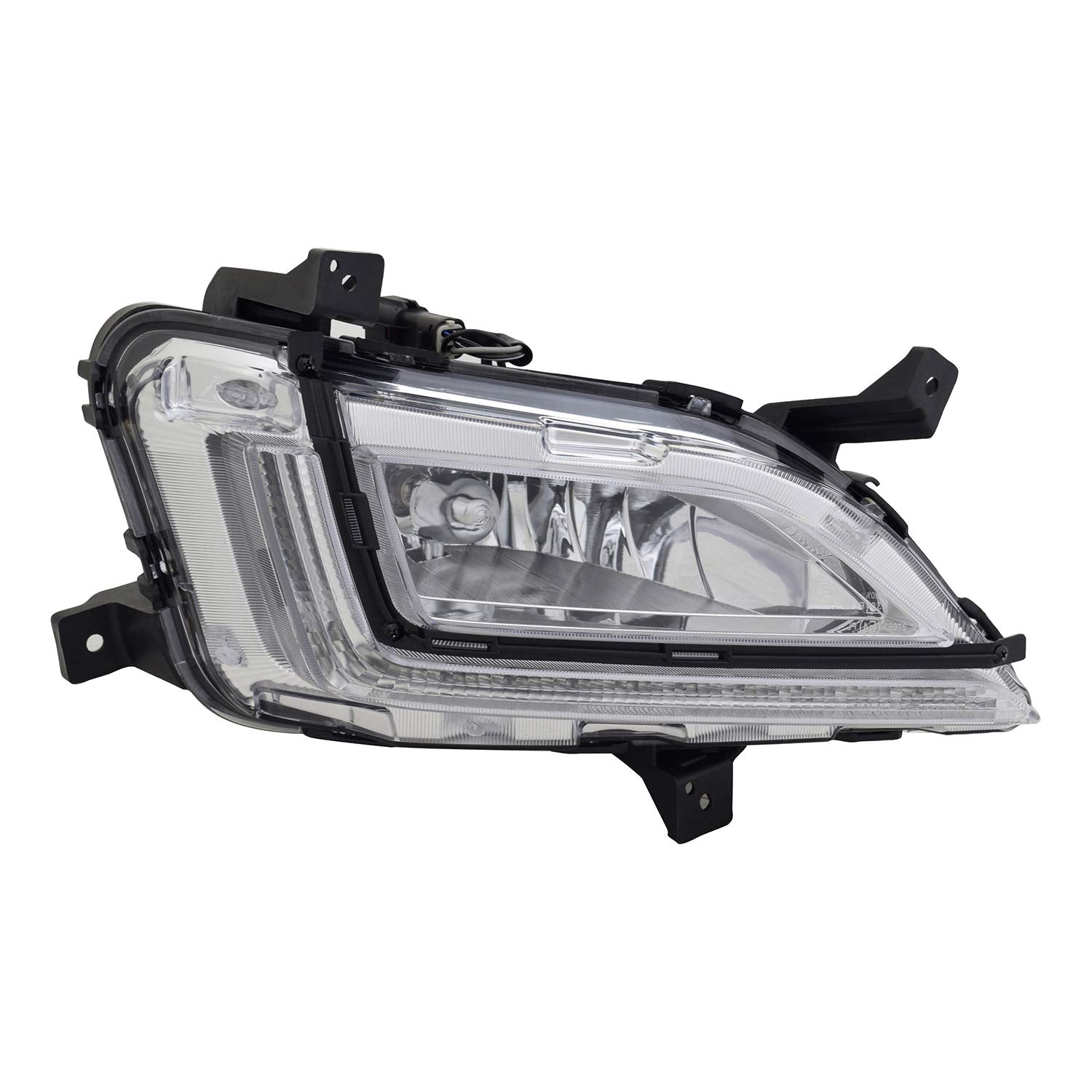 Right TYC Fog Light Assembly Compatible with 2019-2021 Hyundai Tucson