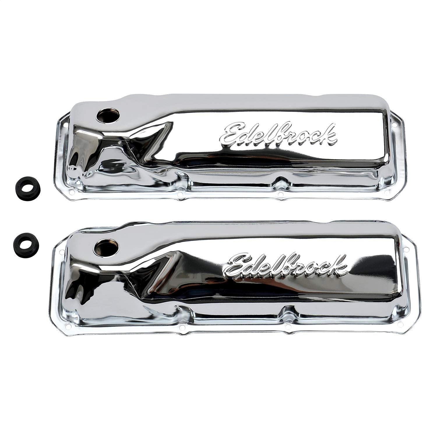 Signature Series Edelbrock Chrome Valve Covers - Set of 2