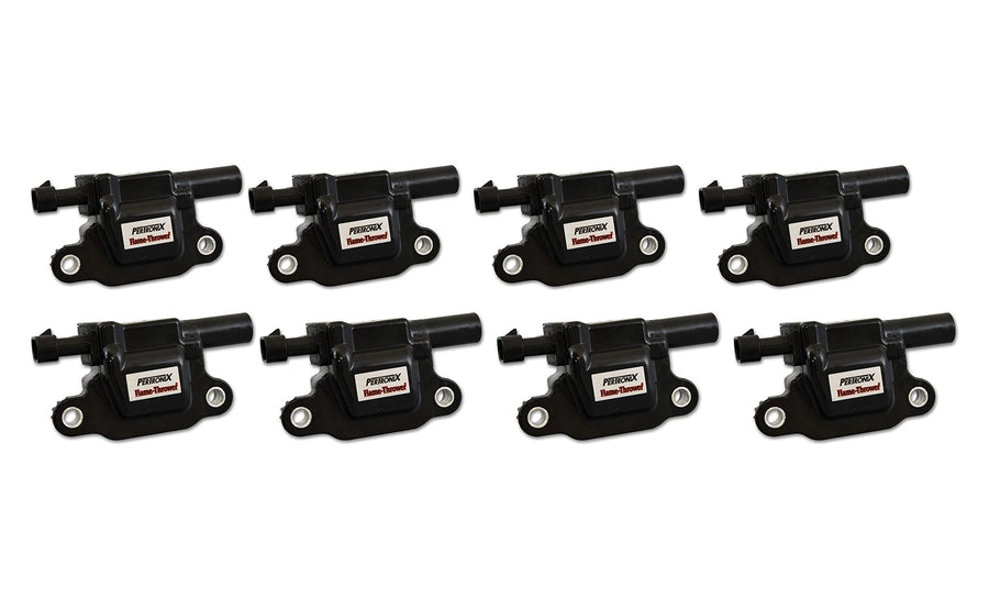 Flame-Thrower Coil PerTronix 30858 for 2014-20 GM Gem V LT1 Square; Set of 8