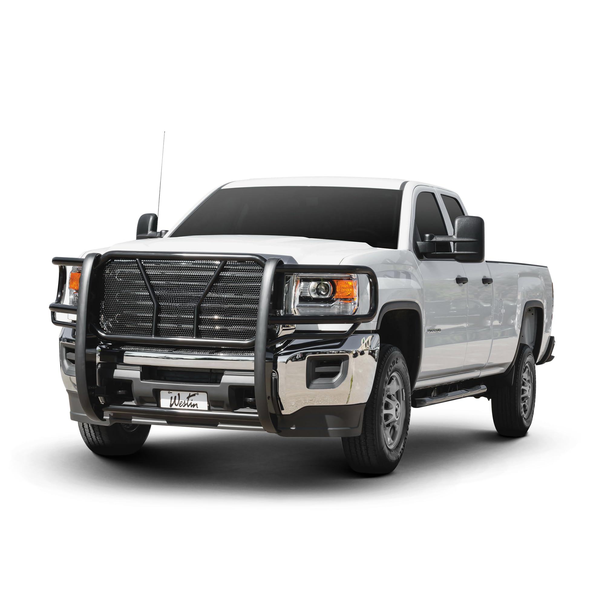 57-3795 Westin HDX 1-Piece Grille Guard fits 2015-2019 Sierra 2500 3500
