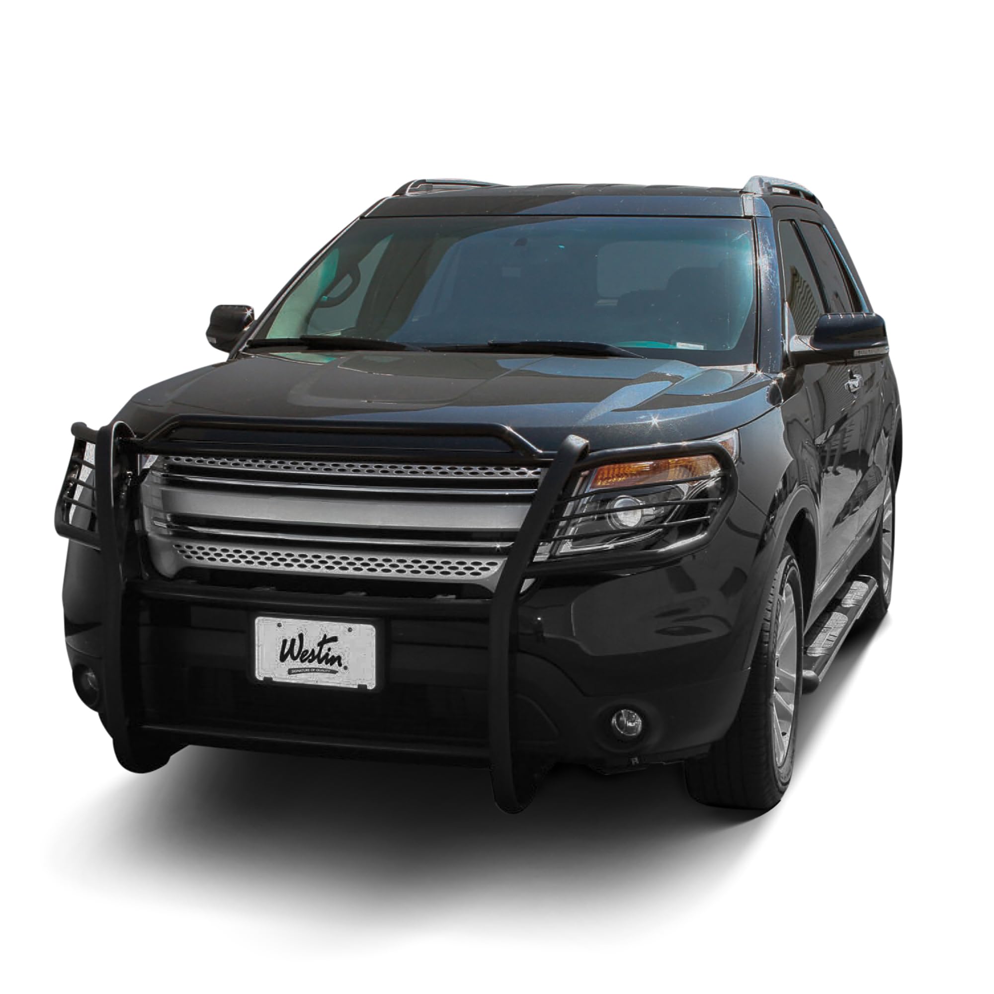 22-5025 Westin Premier Oval 4 Nerf Bars 75 inches Black Pair