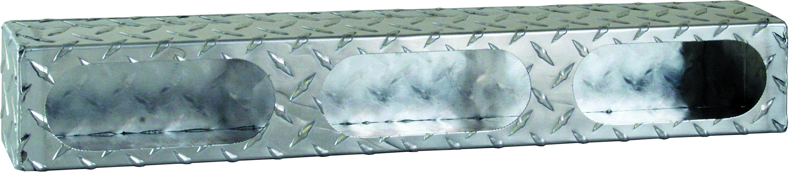 Buyers Products Triple Oval Light Box LB3253ALDT, Diamond Tread Aluminum, 6-Inch DOT Light Mount, 3 x 3 x 25 in, Bolt or Weld, Truck & Trailer Lighting