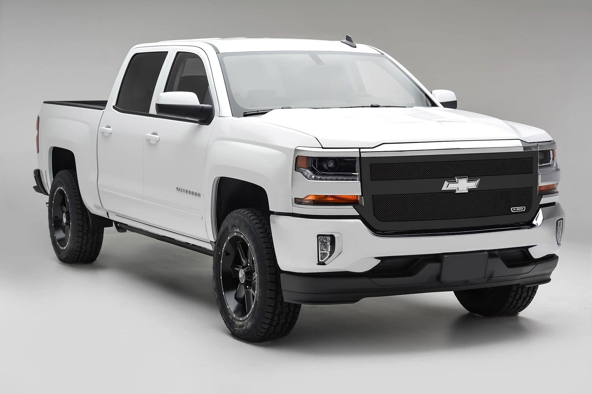 2016-2018 Silverado 1500 T-Rex Grilles Upper Class Series Main Grille, Black, 1 Pc, Replacement, 1 Bar Design - PN #51131