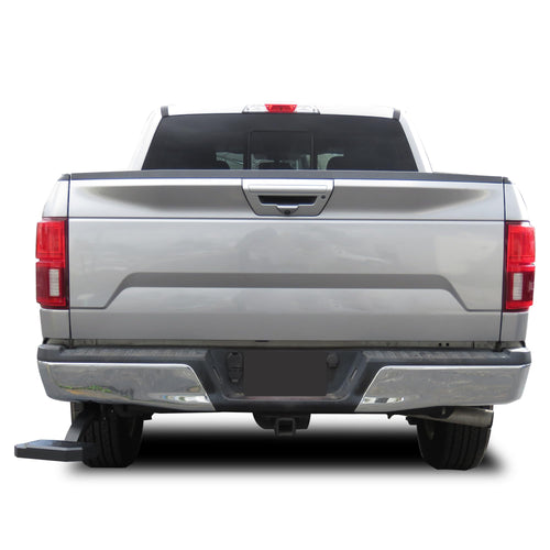 Retractable Black Horse Truck Bed Corner Step Black Compatible with 2015-2020 Ford F-150 -TBCFO15