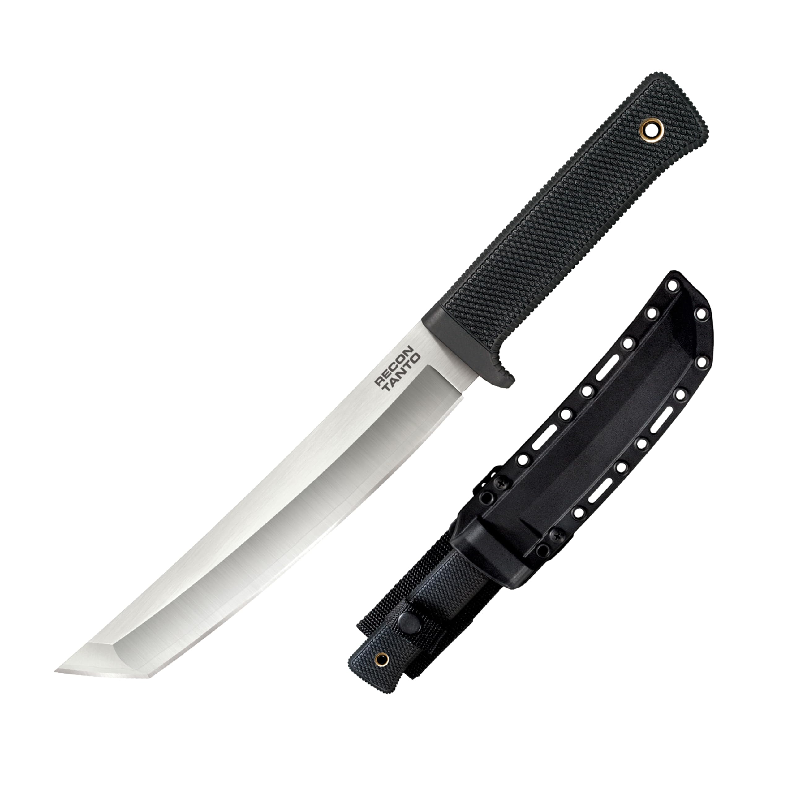 Recon Tanto COLD STEEL 7" VG-10 San Mai Razor-Sharp Blade 4.75" Kray-Ex Handle Military Tactical Fixed Blade Knife w/Secure-Ex Sheath