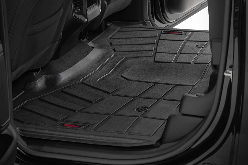 Sure-Fit Rough Country All Weather Floor Mats for Ram 1500 (2025) Crew Cab - Non-Slip, Waterproof, Flexible Rubber Mat, Front & Rear Set